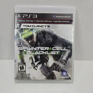 Tom Clancys Splinter Cell Blacklist Special Edition Video Game PlayStation 3 PS3